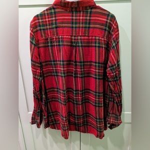 Old Navy, XXL, red plaid flannel